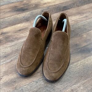 Frye Venetian Loafers Men’s 9.5 Brown Suede Slip On Shoes